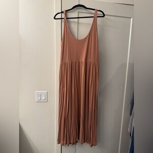 a new day midi ballet brown dress size L